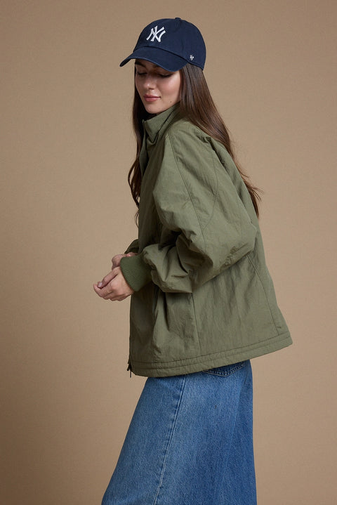 Cozy Fleece-Lined Zip & Snap Jacket