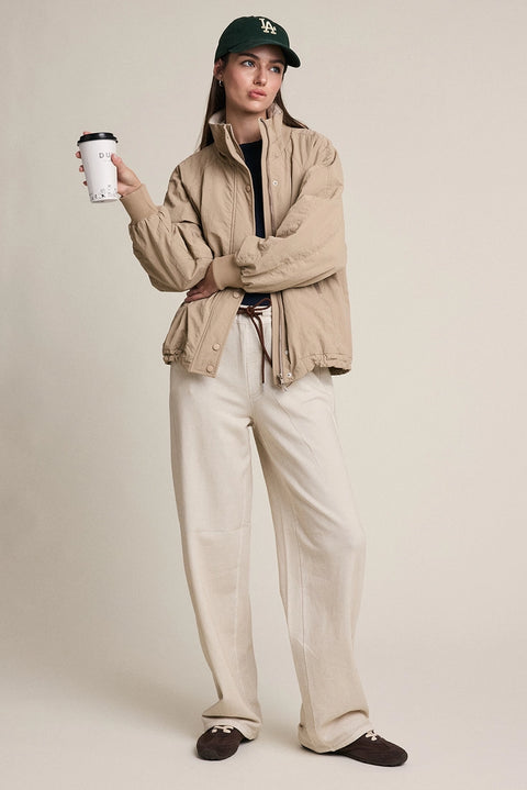 Cozy Fleece-Lined Zip & Snap Jacket