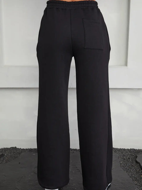 Cozy Fleece Wide Leg Pant