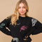 Cozy Multi Tiger Sequin Op With Matching Shorts Black-Set-Blue B-S-BLACK-Urbanheer