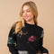 Cozy Multi Tiger Sequin Op With Matching Shorts Black-Set-Blue B-S-BLACK-Urbanheer