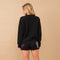 Cozy Multi Tiger Sequin Op With Matching Shorts Black-Set-Blue B-S-BLACK-Urbanheer