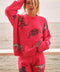 Cozy Multi Tiger Sequin Op With Matching Shorts Hot Pink-Set-Blue B-S-HOT PINK-Urbanheer