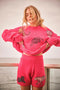 Cozy Multi Tiger Sequin Op With Matching Shorts Hot Pink-Set-Blue B-S-HOT PINK-Urbanheer