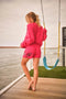 Cozy Multi Tiger Sequin Op With Matching Shorts Hot Pink-Set-Blue B-S-HOT PINK-Urbanheer