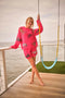 Cozy Multi Tiger Sequin Op With Matching Shorts Hot Pink-Set-Blue B-S-HOT PINK-Urbanheer