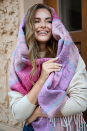 Cozy Oversized Fringe Scarf