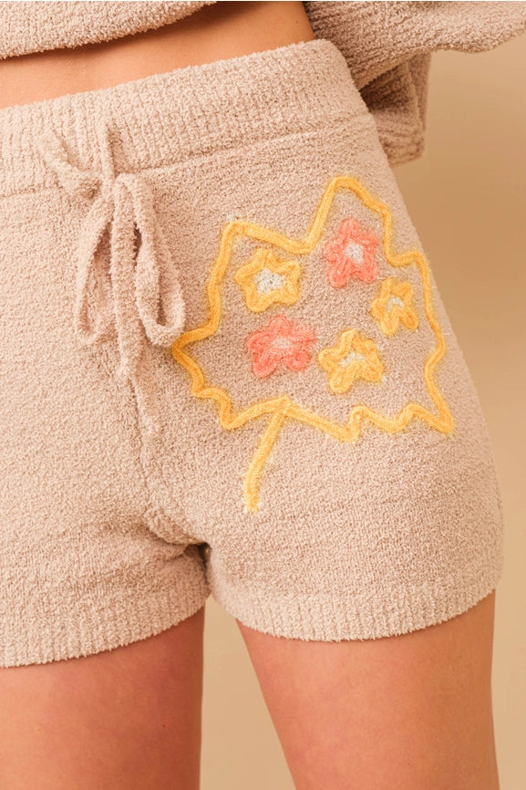 Cozy Soft Yarn Give Thanks Lounge Set-Set-Blue B-S-BEIGE-Urbanheer