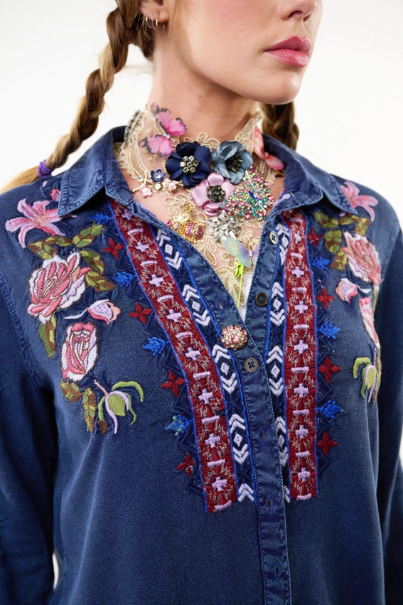 Crafted Shirt-Shirt-Aratta-XS-Denim Blue-Urbanheer