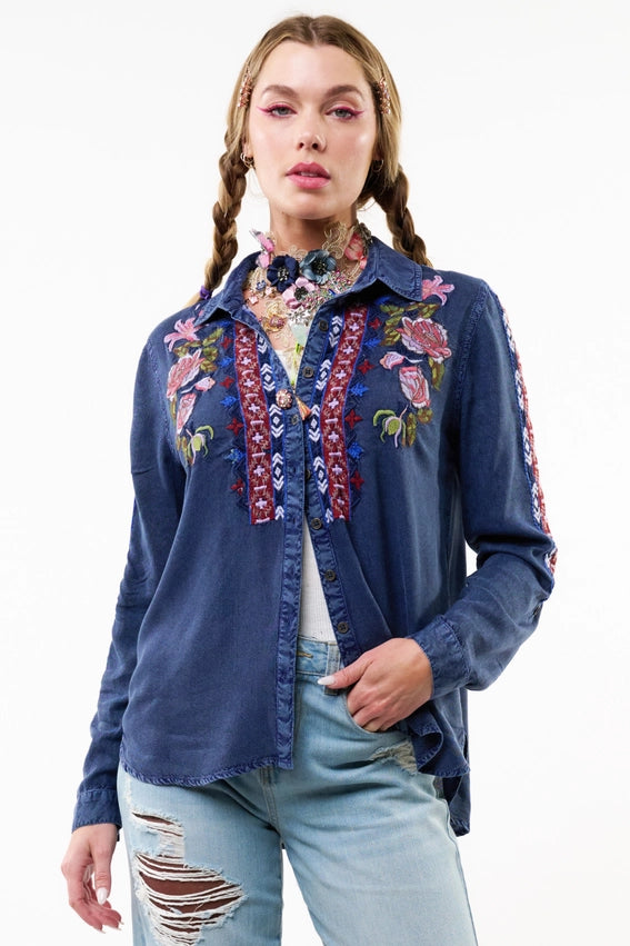 Crafted Shirt-Shirt-Aratta-XS-Denim Blue-Urbanheer