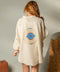 Cream Celestial Evil Eye Muslin Kimono Robe / Poncho-Kimono-Moa-L:29" inch-74cm W:39" inch-100cm-Beige-Urbanheer
