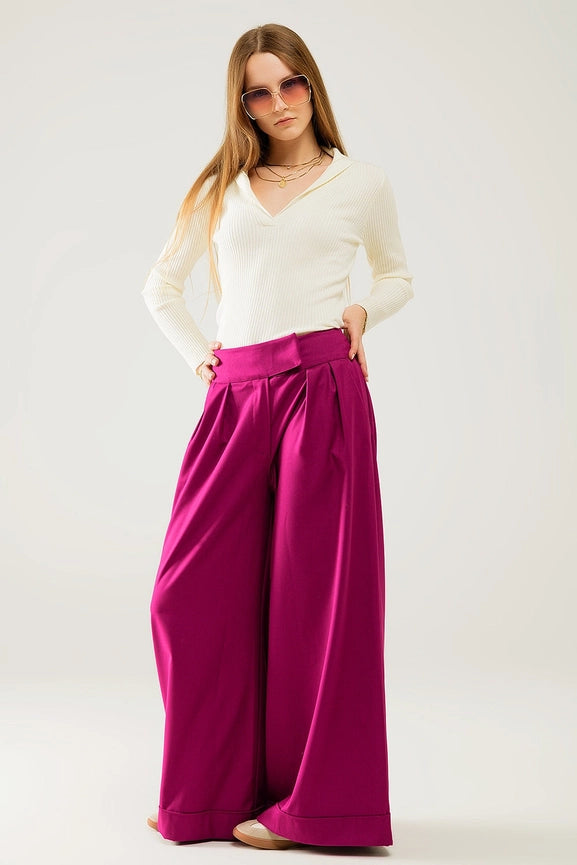 Cream Collared Rib Sweater with Long Sleeves-Sweater-Q2-S-CREAM-Urbanheer