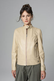 Cream Genuine Leather﻿ Jacket-Leather Jackets-Buy Me Fur Ltd-Cream-XS-Genuine Leather-Urbanheer