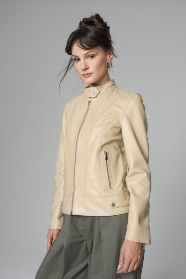 Cream Genuine Leather﻿ Jacket-Leather Jackets-Buy Me Fur Ltd-Cream-XS-Genuine Leather-Urbanheer
