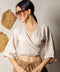 Cream Linen Wrap Crop Top-Top-Moa-Cream-Urbanheer