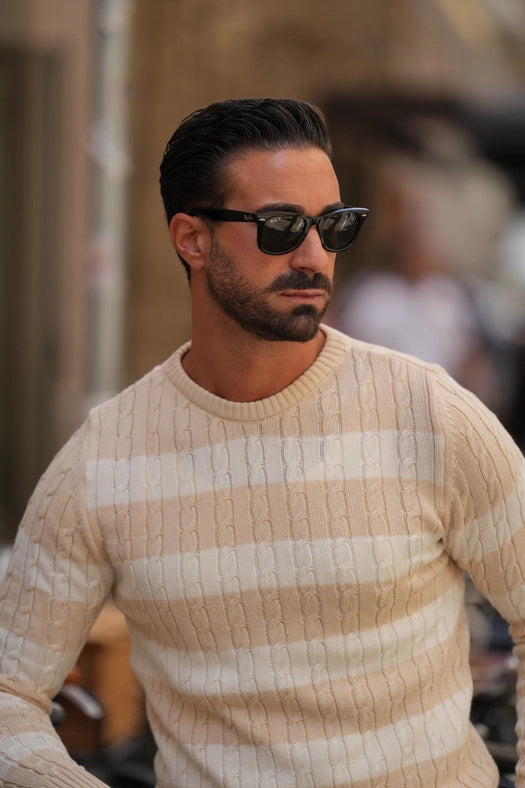 Cream Sweater-Sweater-DONATO-L-Urbanheer