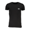Crew Neck Short‑Sleeve T‑Shirt w/ Printed Logo - Black