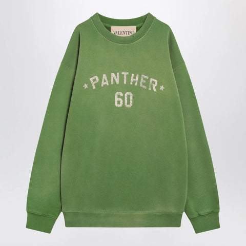 Crew neck sweatshirt Chez Valentino green