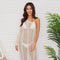 Crochet One Shoulder Maxi Dress
