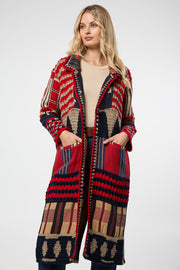 Crochet Woven Aztec Kimono