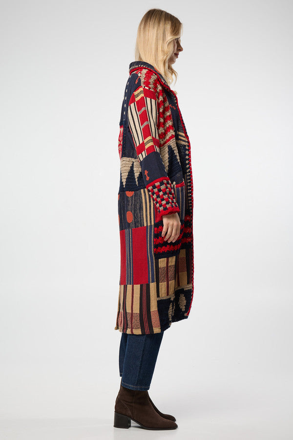 Crochet Woven Aztec Kimono