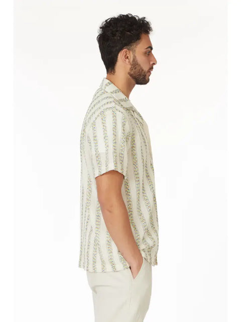 Crochet/Textured Short Sleeve Men's Shirt (HB-4084)-Shirt-Hawk's Bay-S-HB-4084-Urbanheer