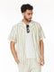 Crochet/Textured Short Sleeve Men's Shirt (HB-4084)-Shirt-Hawk's Bay-S-HB-4084-Urbanheer