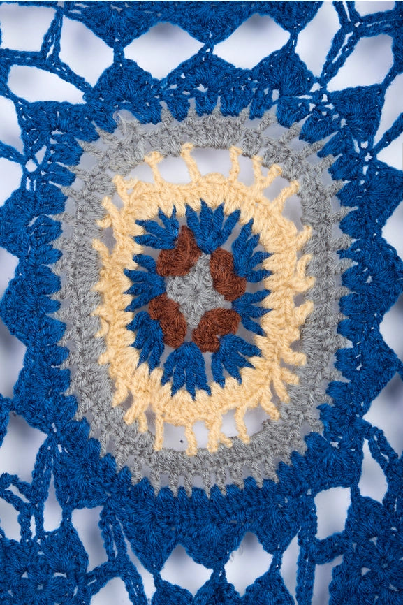 Crocheted Sunshine Shawl Denim-Shawl-SAACHI-Denim-Urbanheer