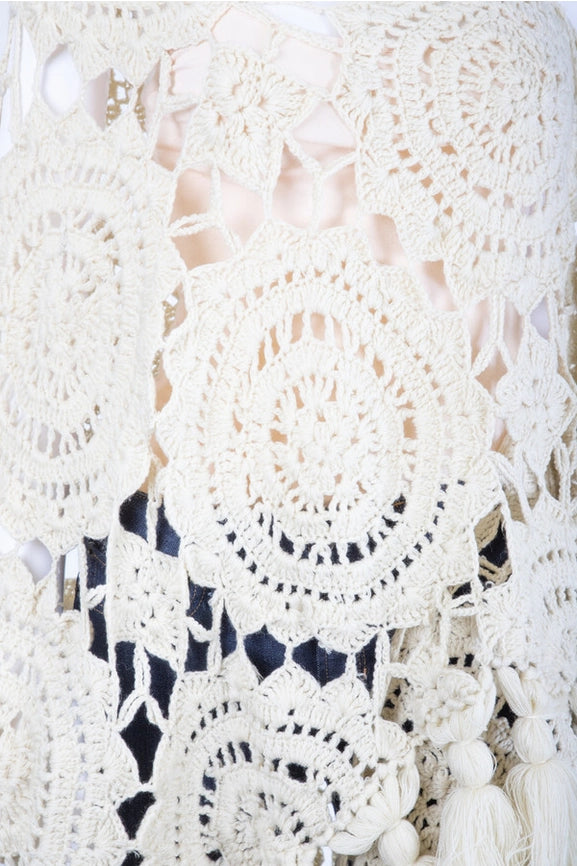Crocheted Sunshine Shawl White-Shawl-SAACHI-White-Urbanheer