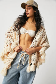Crocheted Sunshine Shawl White-Shawl-SAACHI-White-Urbanheer