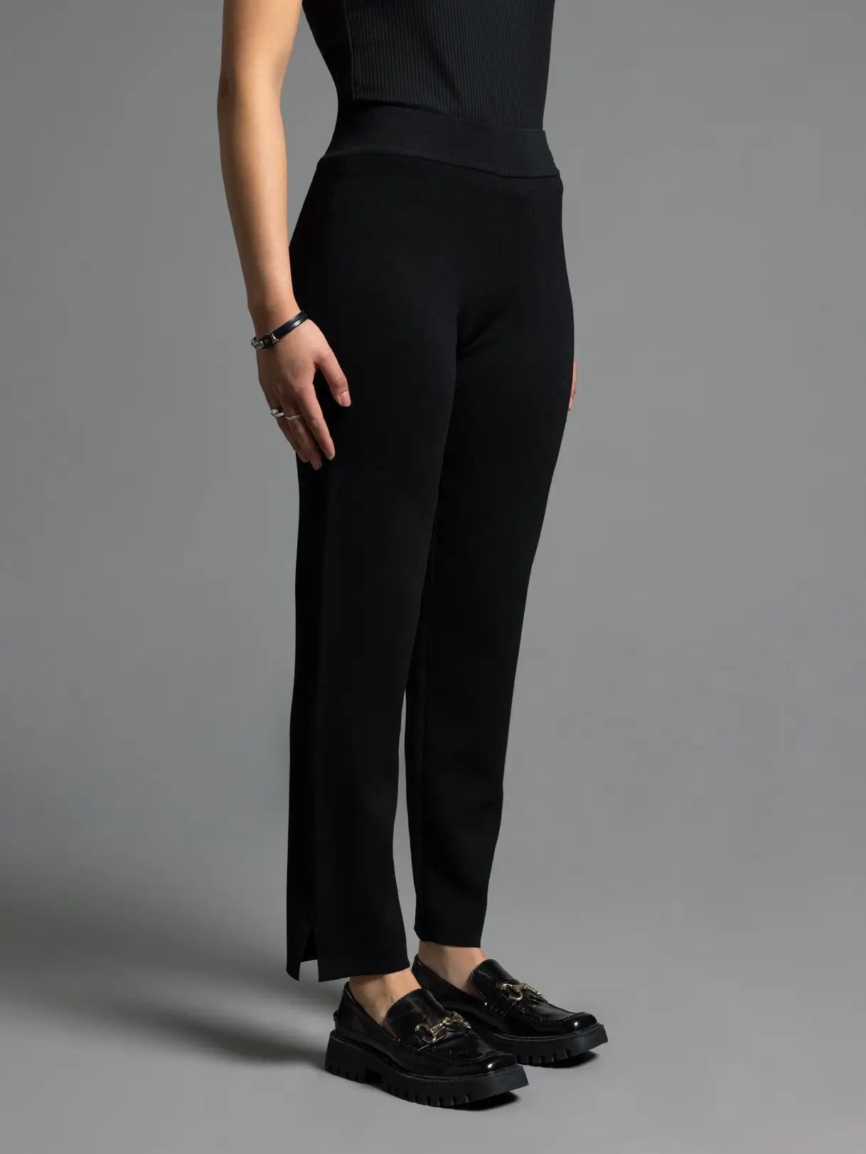 Cropped Fitted Pants - Celestia Pants
