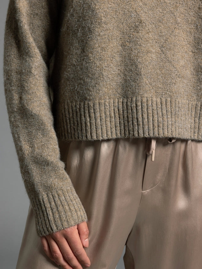 Cropped Knit Sweater - Christabel Sweater-Sweater-Weekend Los Angeles-XS-DESERT TAN-Urbanheer
