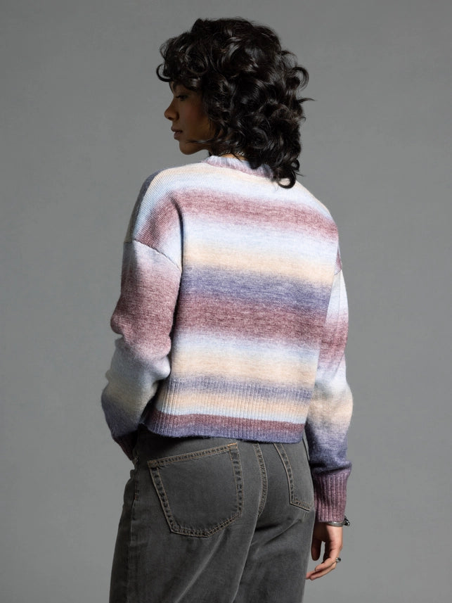 Cropped Knit Sweater - Ravi Sweater BAILEY STRIPE-Sweater-Weekend Los Angeles-XS-BAILEY STRIPE-Urbanheer