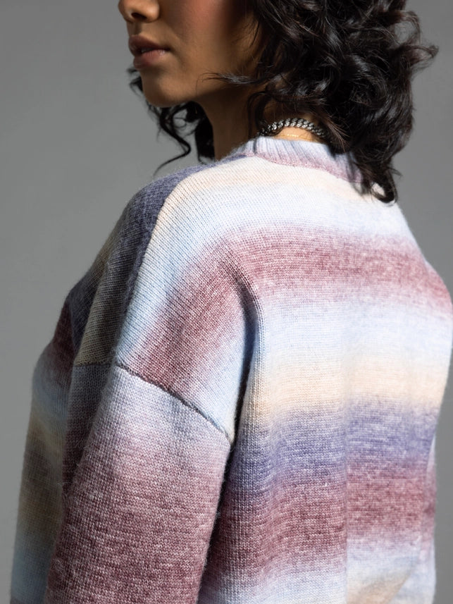 Cropped Knit Sweater - Ravi Sweater BAILEY STRIPE-Sweater-Weekend Los Angeles-XS-BAILEY STRIPE-Urbanheer