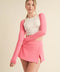 Cropped Lightweight Shrug Pink-Lightweight Shrug-KIMBERLY C-S-Urbanheer