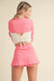 Cropped Lightweight Shrug Pink-Lightweight Shrug-KIMBERLY C-S-Urbanheer