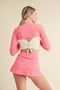 Cropped Lightweight Shrug Pink-Lightweight Shrug-KIMBERLY C-S-Urbanheer