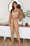 Cropped Open Knit Fuzzy Sweater-Sweater-MILIO MILANO-OS-CAMEL-Urbanheer