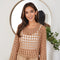 Cropped Open Knit Fuzzy Sweater-Sweater-MILIO MILANO-OS-CAMEL-Urbanheer
