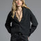 Cropped Shawl Lapel Cardigan - Candice Cardigan