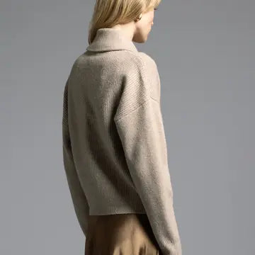 Cropped Shawl Lapel Cardigan - Candice Cardigan