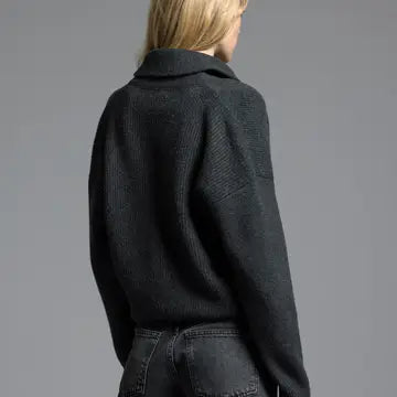 Cropped Shawl Lapel Cardigan - Candice Cardigan