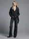 Cropped Shawl Lapel Cardigan - Candice Cardigan EBONY-Cardigan-Weekend Los Angeles-XS-EBONY-Urbanheer