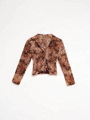 Cropped Shirt in Leopard-Shirt-Q2-S-Brown-Urbanheer