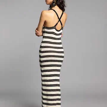 Cross-Strap Back Maxi Dress - Kalena Dress