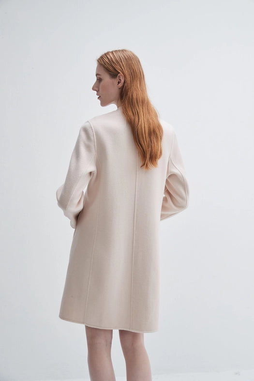 Crystal Button Lady Coat Blush-Coats-Pissenlit-S-Blush-Urbanheer