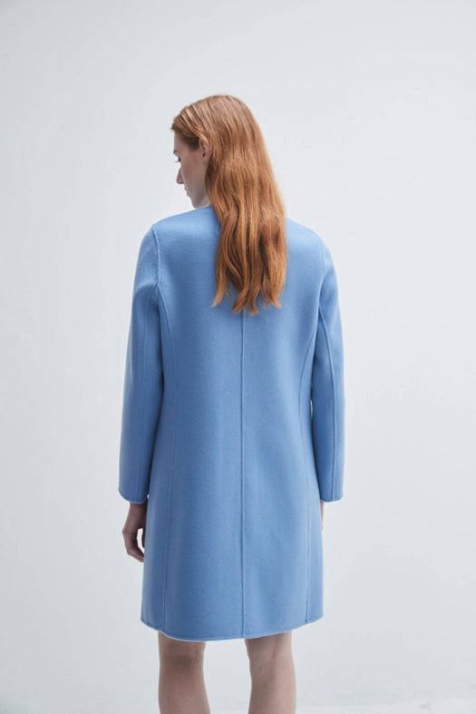 Crystal Button Lady Coat Light Blue-Coats-Pissenlit-S-Light Blue-Urbanheer