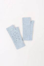 Crystal Embellished Angora Mittens - Light Blue-Mittens-Pissenlit-Light Blue-Urbanheer