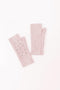 Crystal Embellished Angora Mittens -Pink-Mittens-Pissenlit-Pink-Urbanheer