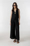 Culotte Linen Pants - Black-Pant-Lanhtropy-XS-Black-Urbanheer
